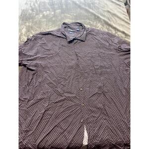 Moda Campia Moda‎ 4XLT Red design Long Sleeve Button Shirt Big Tall Man